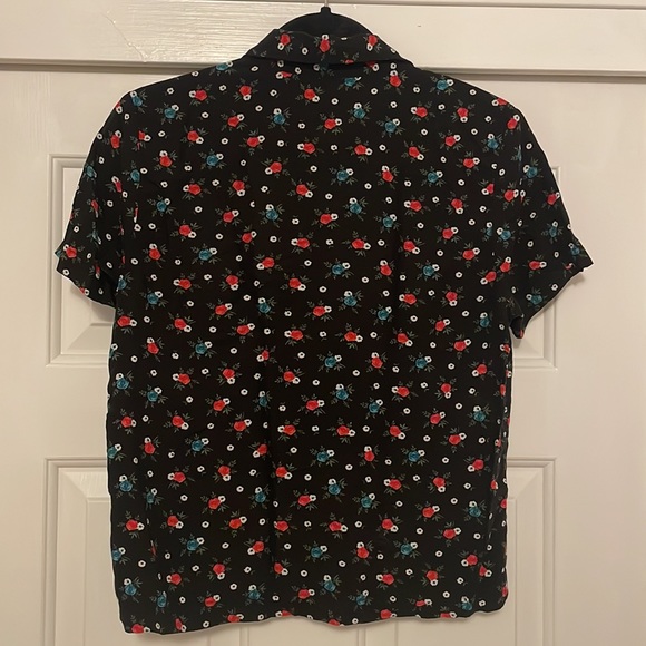 Vans Collared Button Up Floral Top 🌹 - Picture 5 of 6